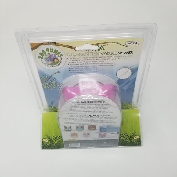 Taffy the Kitten Portable Speaker. ZooTunes. - Picture 6 of 7